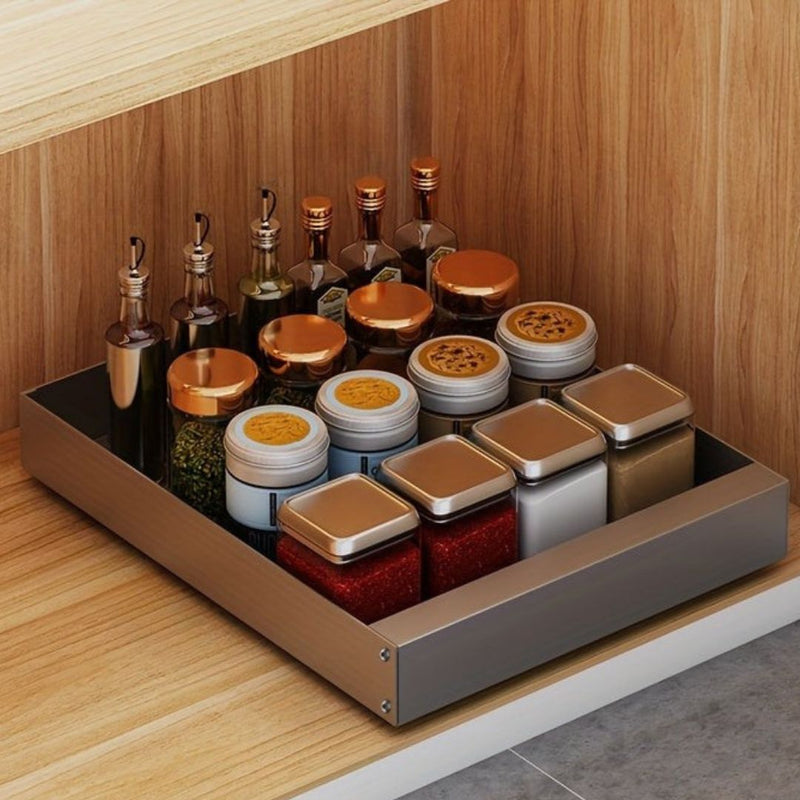 Pull-Out Kitchen Cabinet Organizer - Lina-Grey-13.78 inches-State of Style