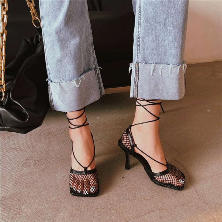 Pumps with a pointed design – Céleste-Orange-3-State of Style