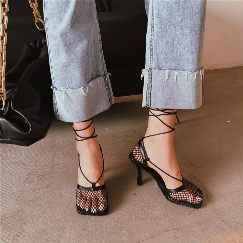 Pumps with a pointed design – Céleste-Orange-3-State of Style