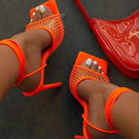 Pumps with a pointed design – Céleste-Orange-3-State of Style