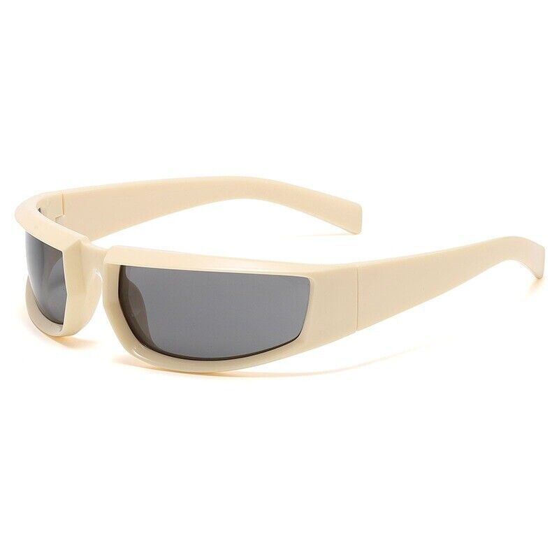 Punk Square Designer Sunglasses – Bold & Rebellious Statement-Beige Black-State of Style