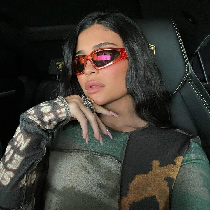 Punk Square Designer Sunglasses – Bold & Rebellious Statement-Black Mirror-State of Style