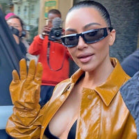 Punk Square Designer Sunglasses – Bold & Rebellious Statement-Black Mirror-State of Style