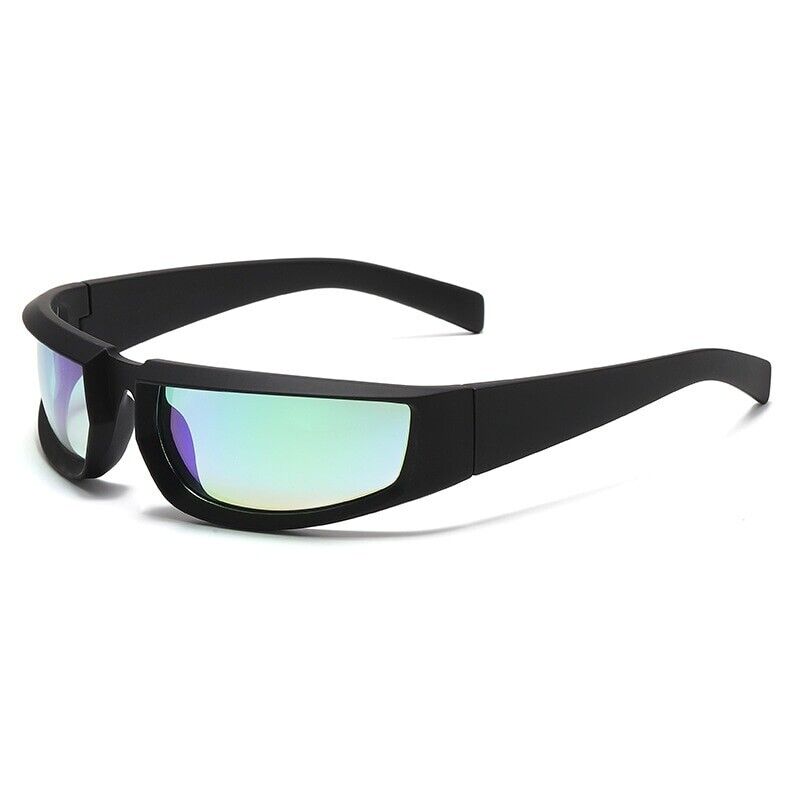 Punk Square Designer Sunglasses – Bold & Rebellious Statement-Black Mirror-State of Style