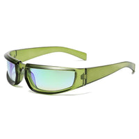 Punk Square Designer Sunglasses – Bold & Rebellious Statement-Green-State of Style