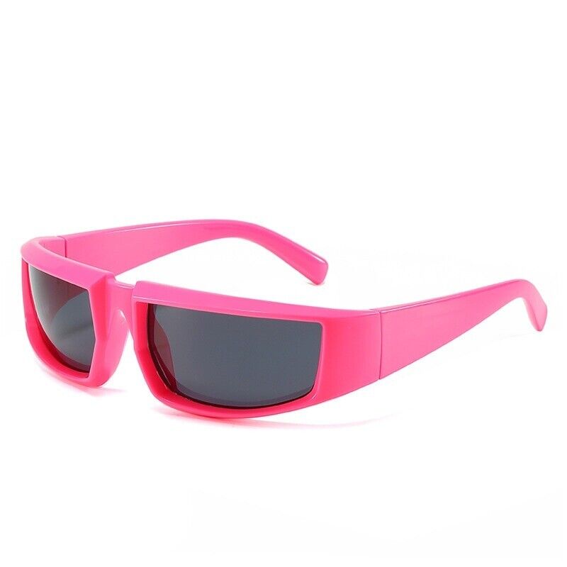 Punk Square Designer Sunglasses – Bold & Rebellious Statement-Pink Black-State of Style