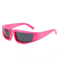 Punk Square Designer Sunglasses – Bold & Rebellious Statement-Pink Black-State of Style