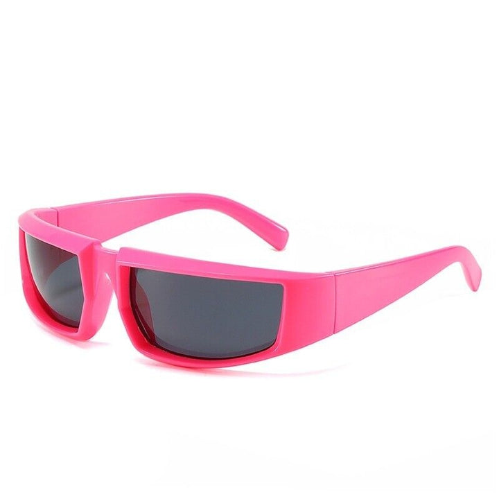 Punk Square Designer Sunglasses – Bold & Rebellious Statement-Pink Black-State of Style