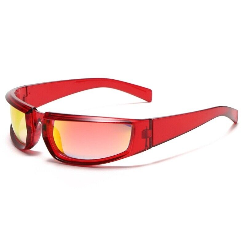 Punk Square Designer Sunglasses – Bold & Rebellious Statement-Red-State of Style