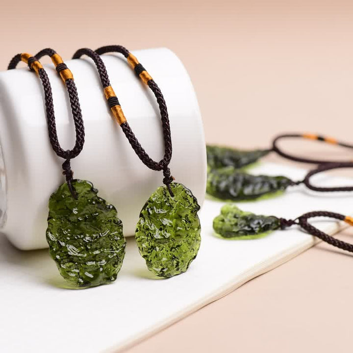 Purification Green Moldavite Necklace - Alina-3-5g-Necklace + Natural Stone-State of Style