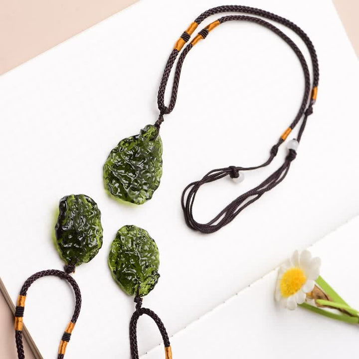 Purification Green Moldavite Necklace - Alina-3-5g-Necklace + Natural Stone-State of Style