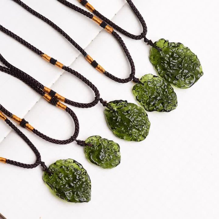 Purification Green Moldavite Necklace - Alina-3-5g-Necklace + Natural Stone-State of Style