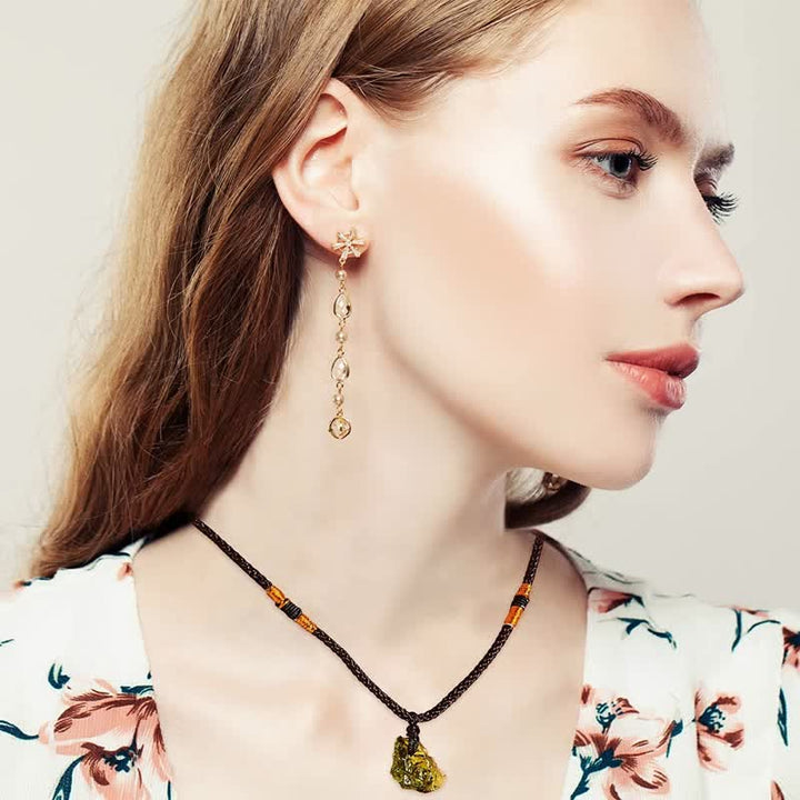 Purification Green Moldavite Necklace - Alina-3-5g-Necklace + Natural Stone-State of Style