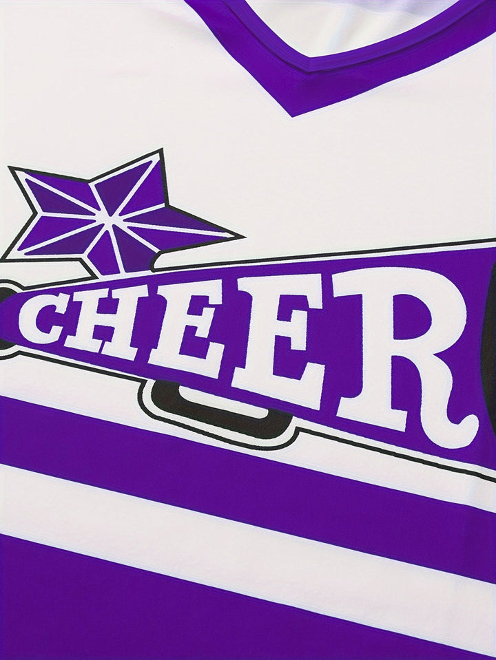 Purple Cheerleader Set Kids – Sparkzi-4-5Y-State of Style