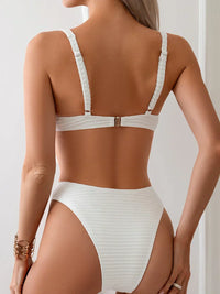 Push-up bikini set with ring detail and high waist – Selima-S-State of Style