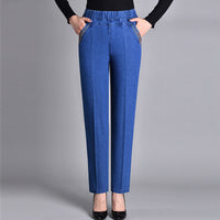 Push-up Jeans - Ella with warm inner lining and perfect fit!-Light blue (without lining)-XL-State of Style