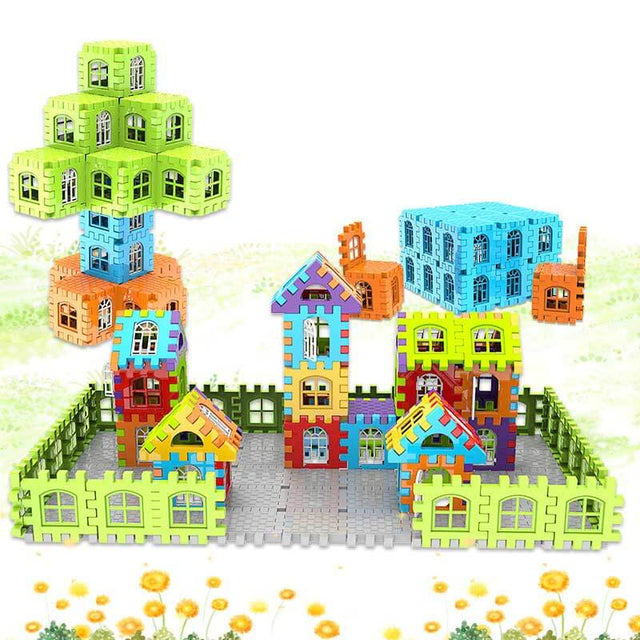 Puzzle building blocks – Blockaroo-60 pieces-State of Style
