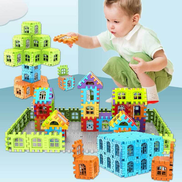 Puzzle building blocks – Blockaroo-60 pieces-State of Style