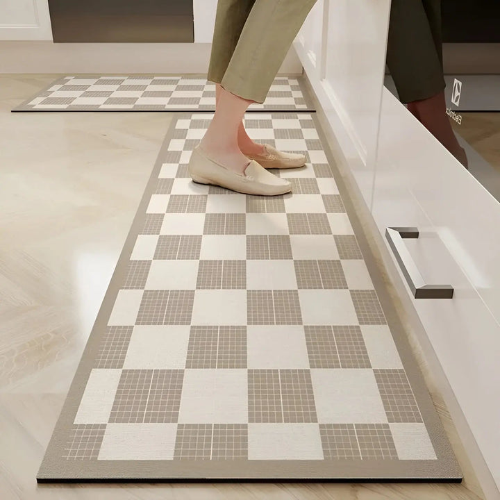 Quick Dry Super Absorbent Non-Slip Kitchen Mat - SplashEase-40 cm x60 cm-Checkered-State of Style