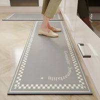 Quick Dry Super Absorbent Non-Slip Kitchen Mat - SplashEase-40 cm x60 cm-Checkered-State of Style