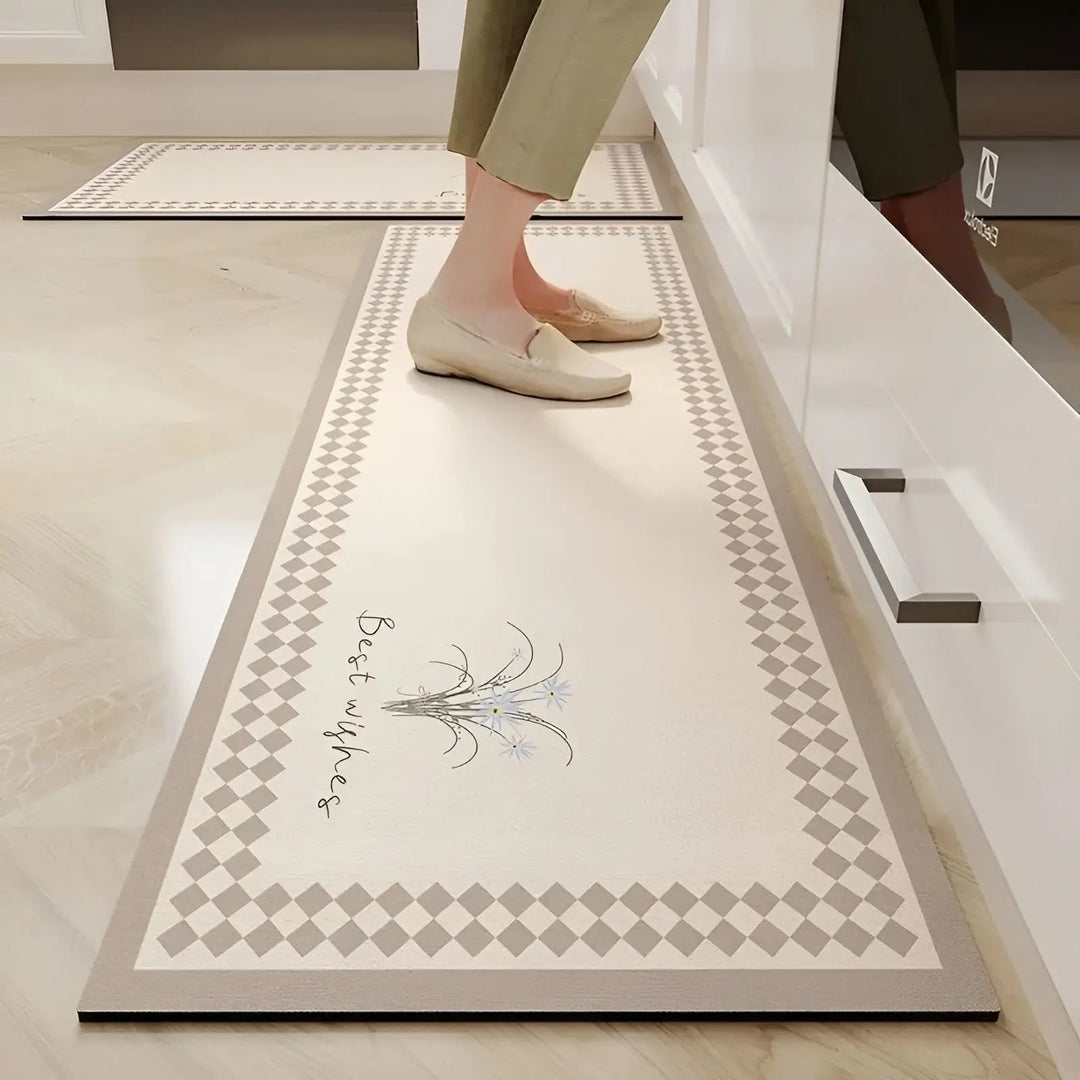 Quick Dry Super Absorbent Non-Slip Kitchen Mat - SplashEase-40 cm x60 cm-Floral-State of Style