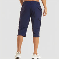 Quick-Drying Cargo Shorts for Men – Rowan-Dark blue-S-State of Style