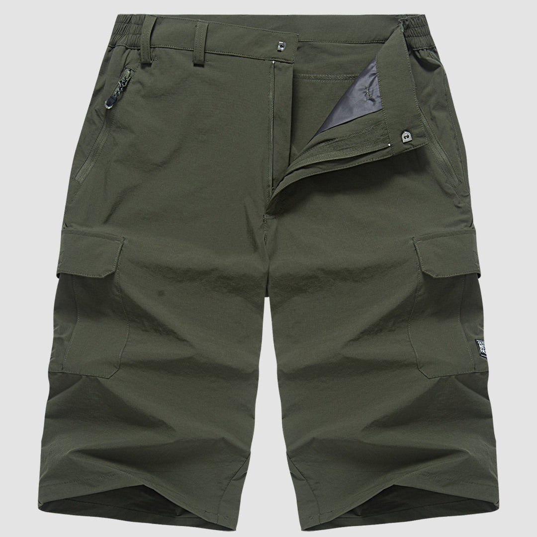 Quick-Drying Cargo Shorts for Men – Rowan-Dark blue-S-State of Style
