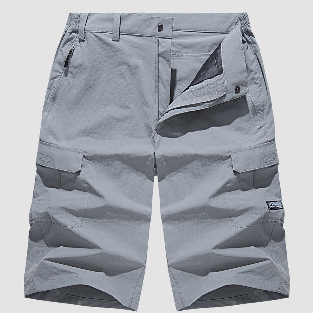 Quick-Drying Cargo Shorts for Men – Rowan-Dark blue-S-State of Style