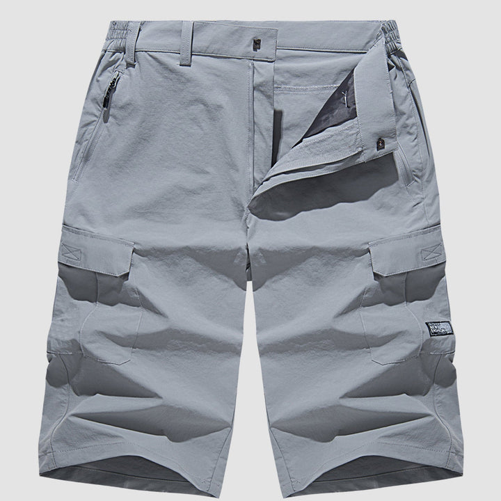 Quick-Drying Cargo Shorts for Men – Rowan-Dark blue-S-State of Style