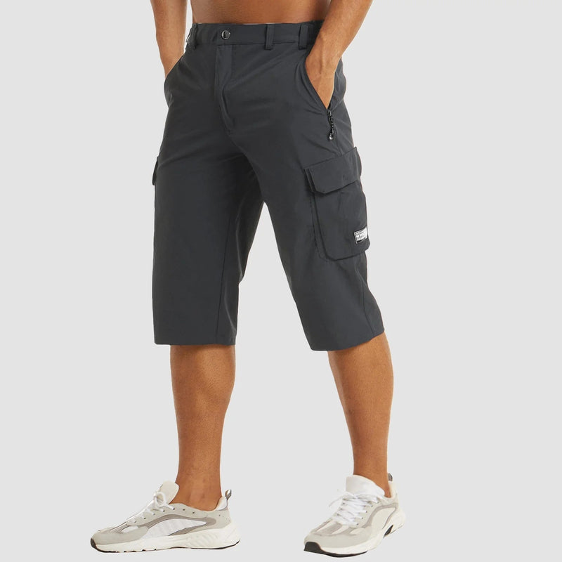 Quick-Drying Cargo Shorts for Men – Rowan-Dark grey-S-State of Style