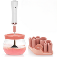 Quick Drying Electric Makeup Brush Cleaner – Clean & Ready to Use Immediately!-White Pink-State of Style