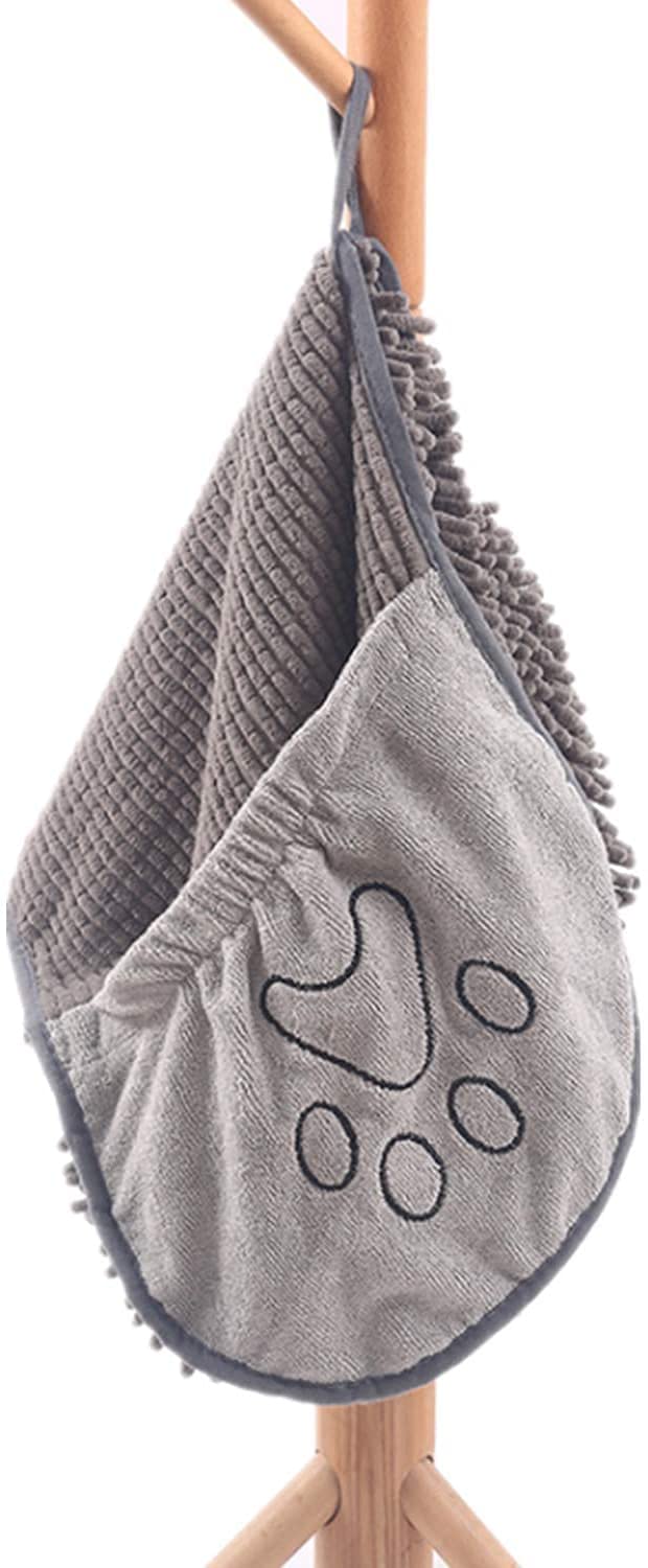 Quick-Drying Microfiber Dog Towel - Super Absorbent & Soft-Grey-State of Style