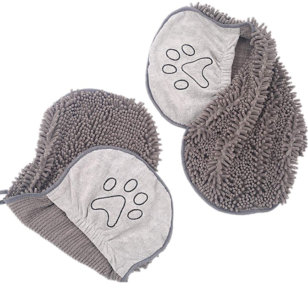 Quick-Drying Microfiber Dog Towel - Super Absorbent & Soft-Grey-State of Style