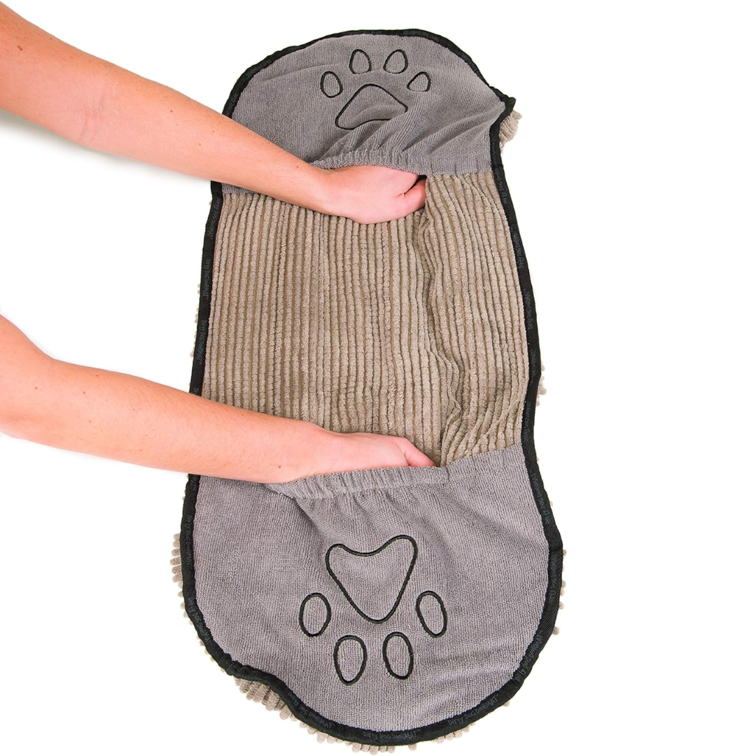 Quick-Drying Microfiber Dog Towel - Super Absorbent & Soft-Grey-State of Style