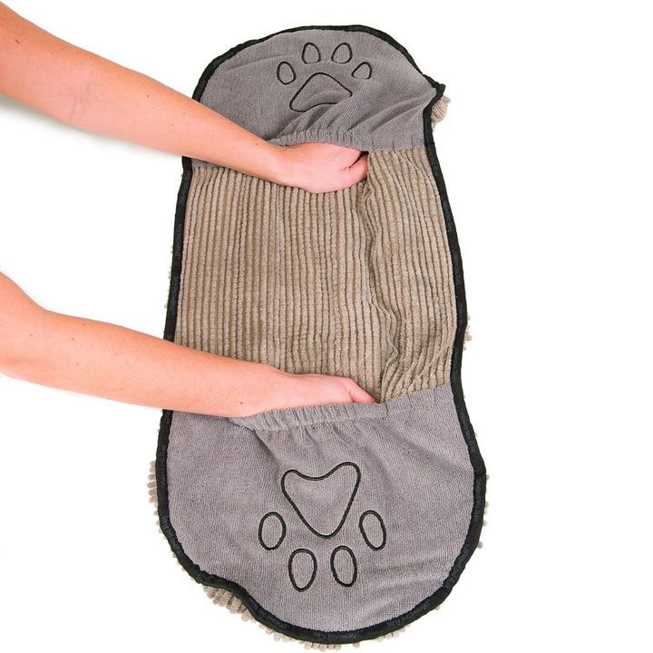 Quick-Drying Microfiber Dog Towel - Super Absorbent & Soft-Grey-State of Style