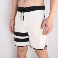 Quick-drying & Water-repellent Men's Surf Shorts - Lennox-White-S-State of Style