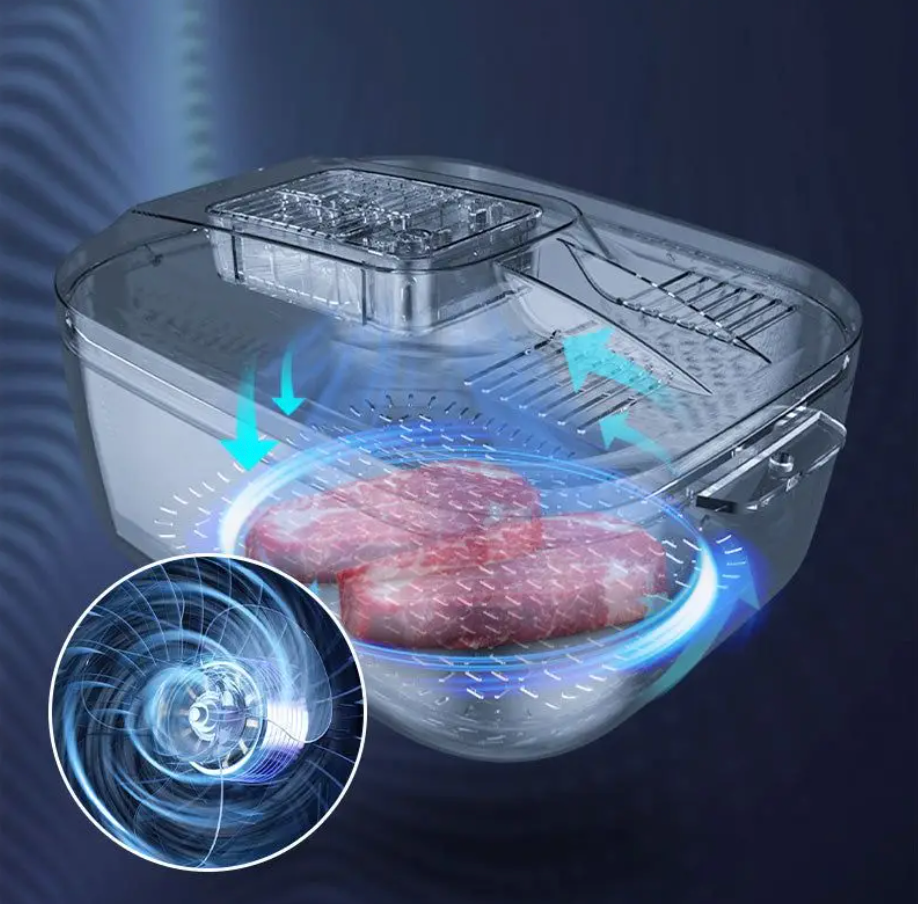 QuickDefrost – Ultra-Fast Defrosting for Hygienic and Leak-Free Thawing-State of Style