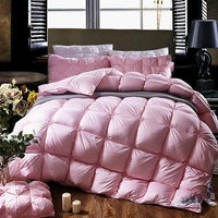 Quilted Duvet with 100% Goose Down - PlumeLux-Pink-200x230cm 3.000g-State of Style