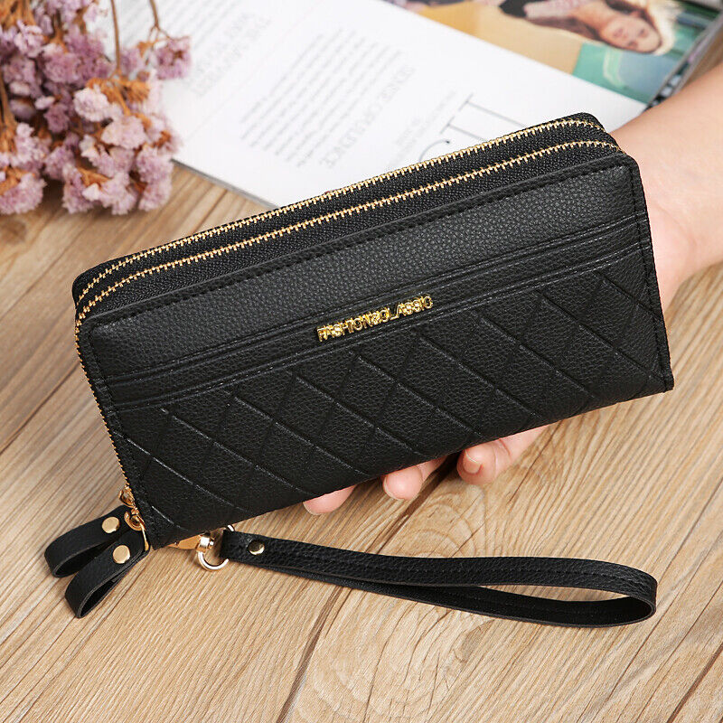Quilted Long Multi-Function Wallet-State of Style