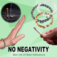 Quit Smoking Bracelet | Natural Gemstones | Health Benefits-Black-State of Style