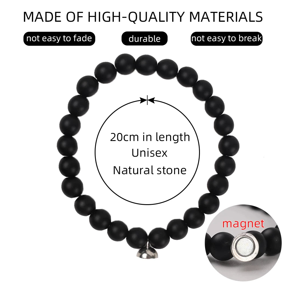 Quit Smoking Bracelet | Natural Gemstones | Health Benefits-Black-State of Style