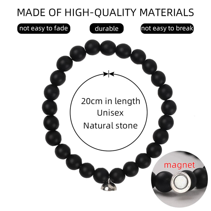 Quit Smoking Bracelet | Natural Gemstones | Health Benefits-Black-State of Style