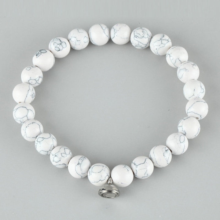 Quit Smoking Bracelet | Natural Gemstones | Health Benefits-White-State of Style