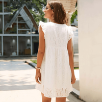 Radiant Boho Summer Dress with Embroidery | Amelie-Black-XS-State of Style