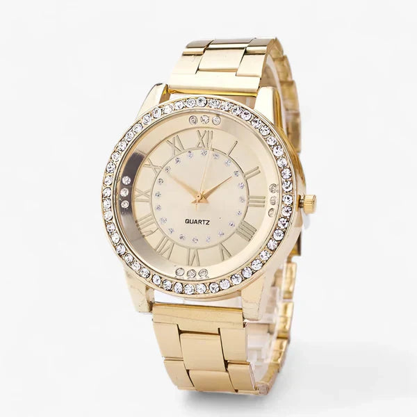 Radiant Ladies’ Watch with Diamonds – Isolde-Gold-State of Style