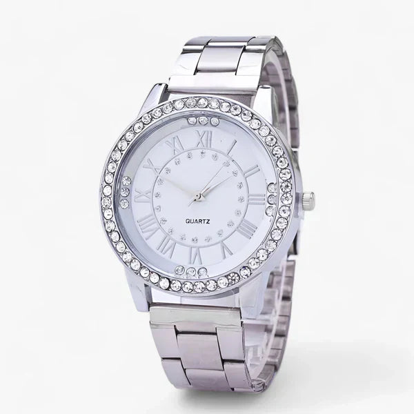 Radiant Ladies’ Watch with Diamonds – Isolde-Silver-State of Style