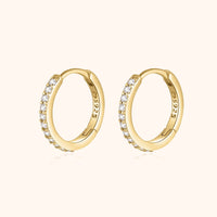 Radiant Zirconia Earrings - Iriana-Gold-State of Style
