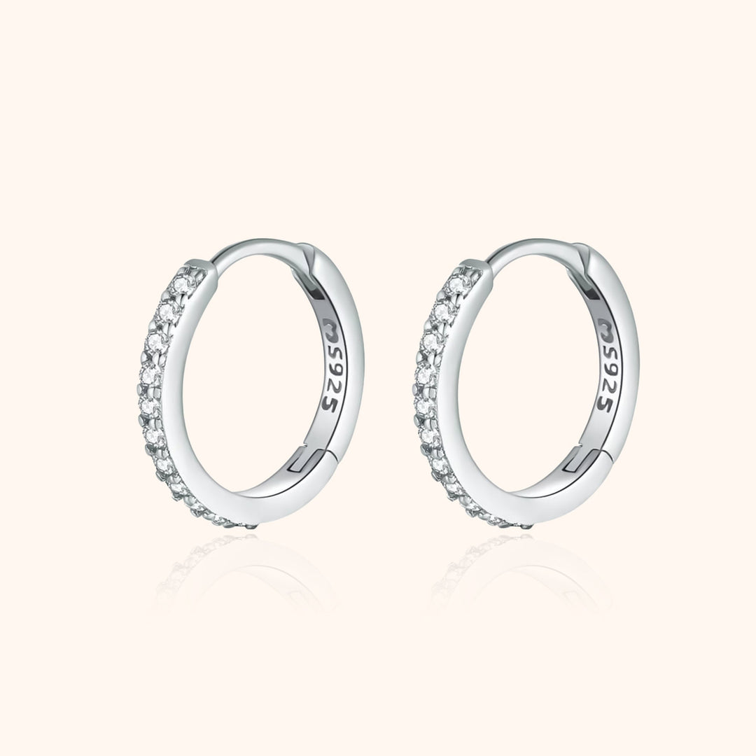 Radiant Zirconia Earrings - Iriana-Silver-State of Style