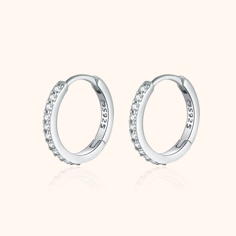 Radiant Zirconia Earrings - Iriana-Silver-State of Style