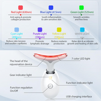 RadiantGlow 7-Colour Facial Massager-State of Style